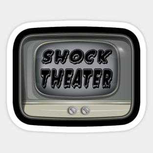 Shock Theater Vintage Television Sticker